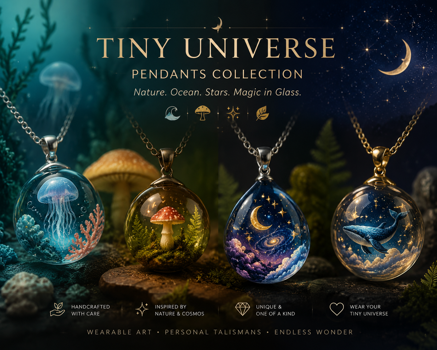 Tiny Universe Pendants Collection