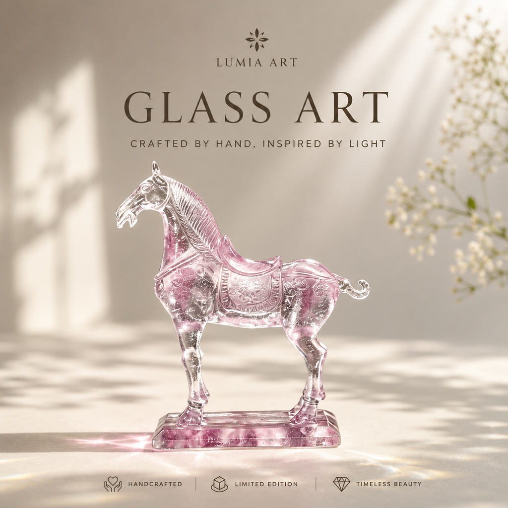 Lucky Horse Ornament | Qing & Tang Style Home and Office Gift Decor
